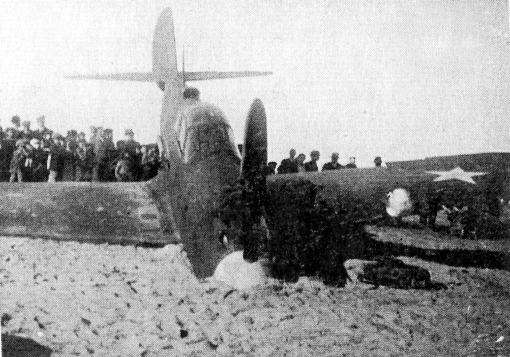 Vistas do P-39 de Ronald Moeller acidentado em Vila do Conde  