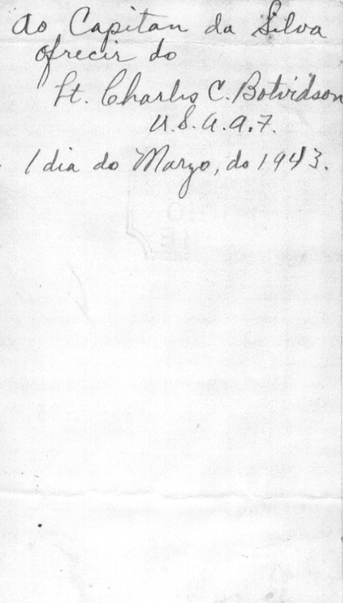 Botvidson's dedication on the back of the photograph <br /> <span style="font-size: x-small">(Photo courtesy of Maria Adelaide Lopes)</span>