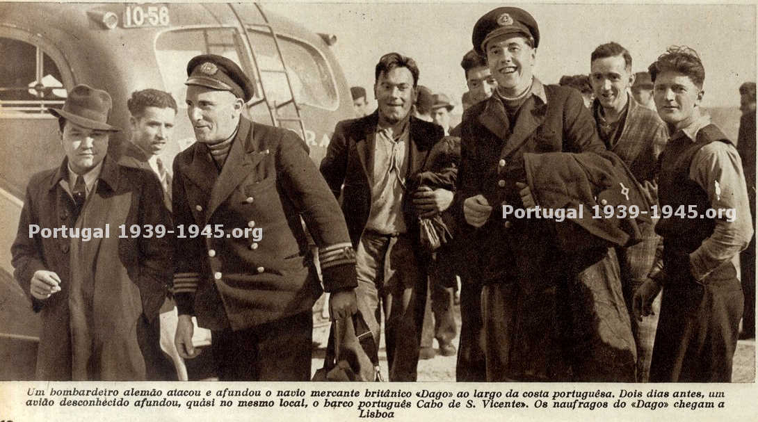 Tripulação do Dago chega a Lisboa