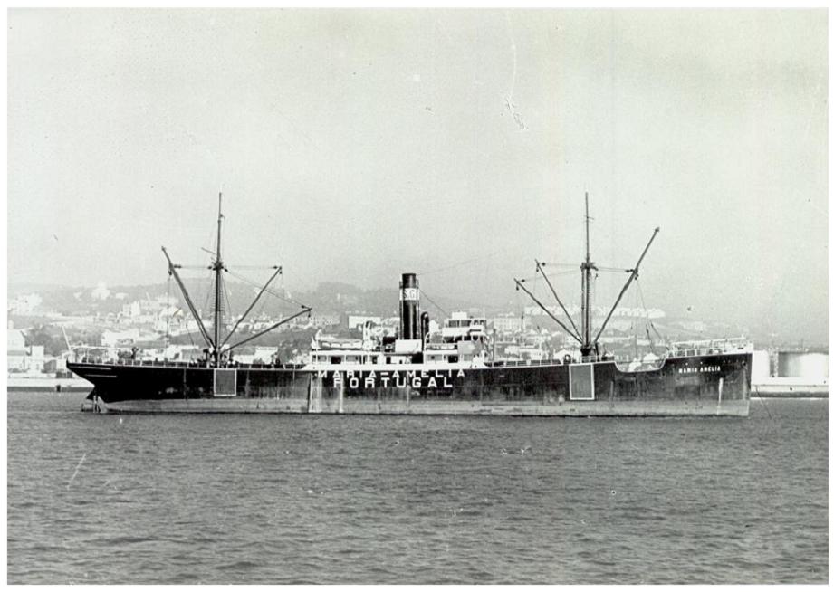 fotografia do navio Maria Amélia