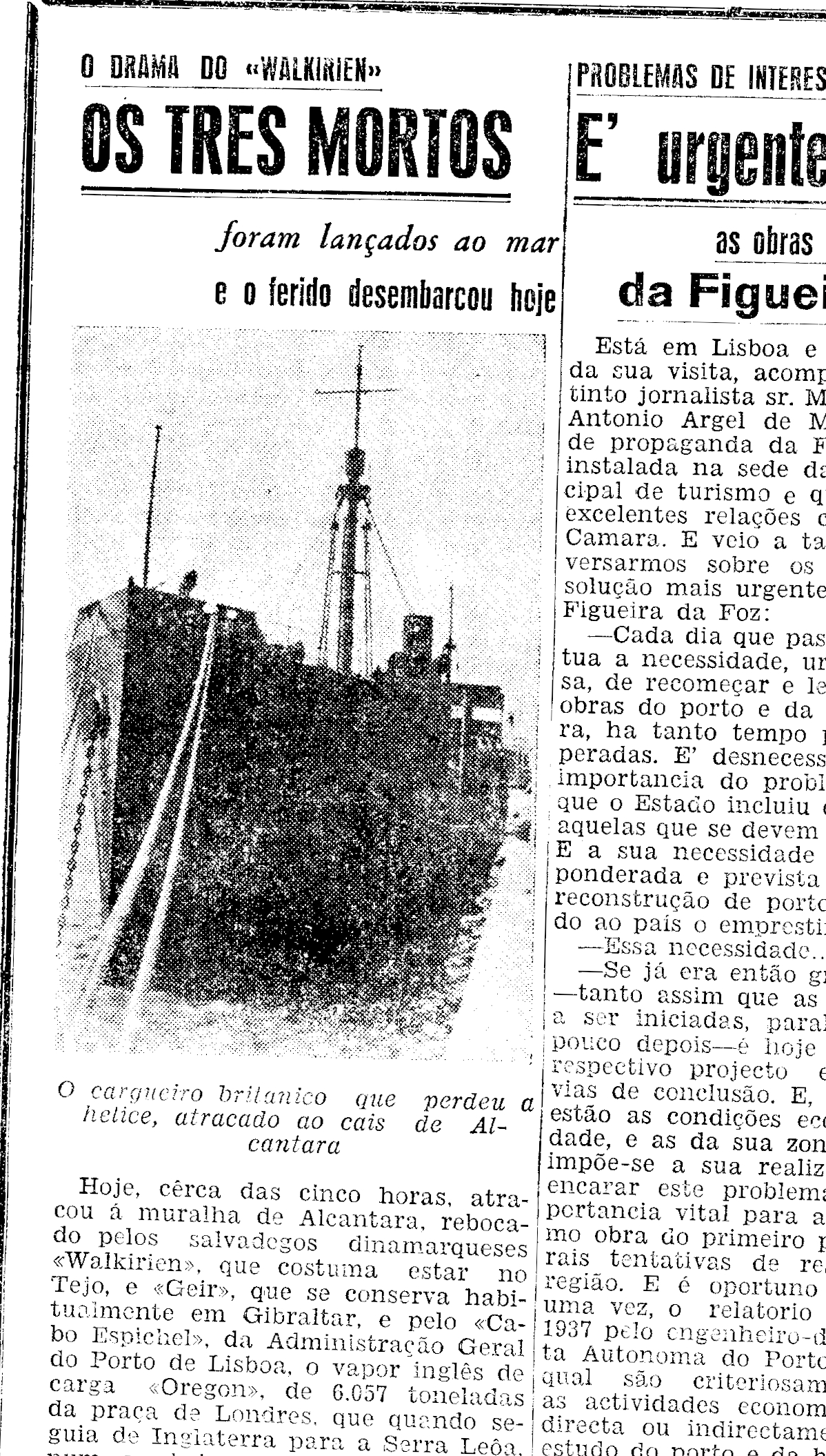 News of the death of José Francisco Reis  published in the newspaper Diário de Lisboa