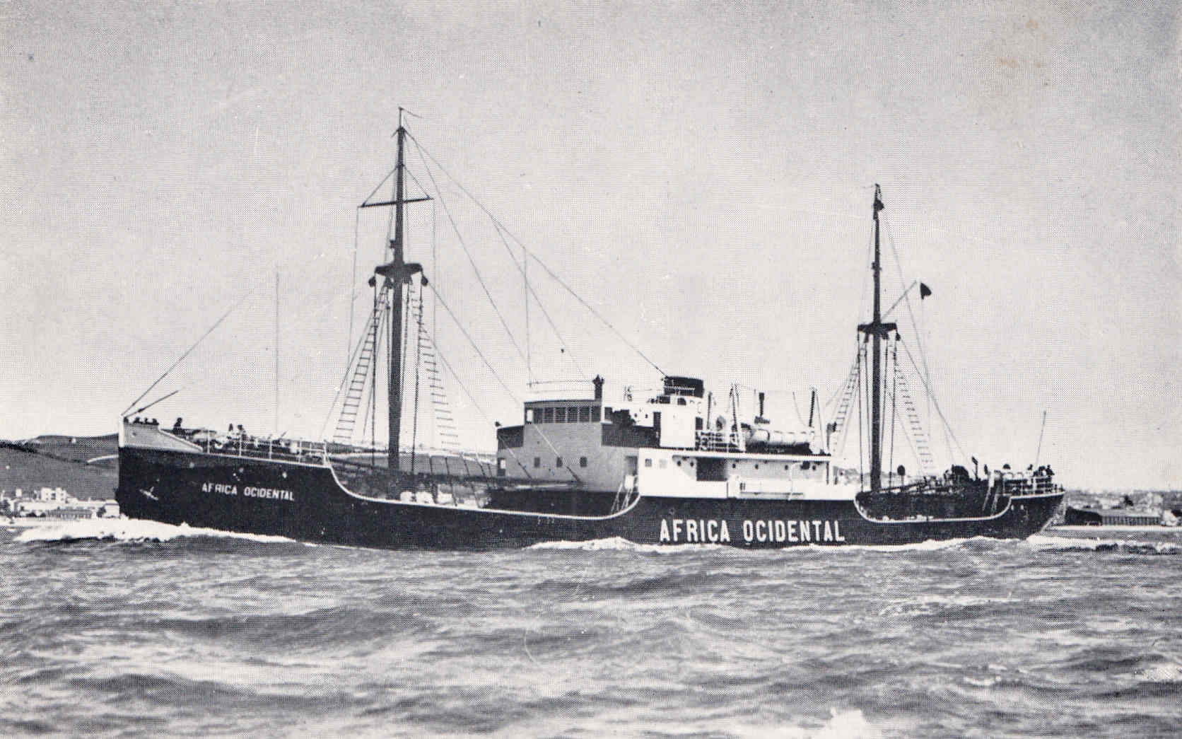 The "Luabo" in Lourenço Marques dry dock